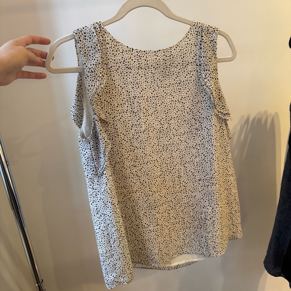 Polka Dot Sleeveless Women's Top